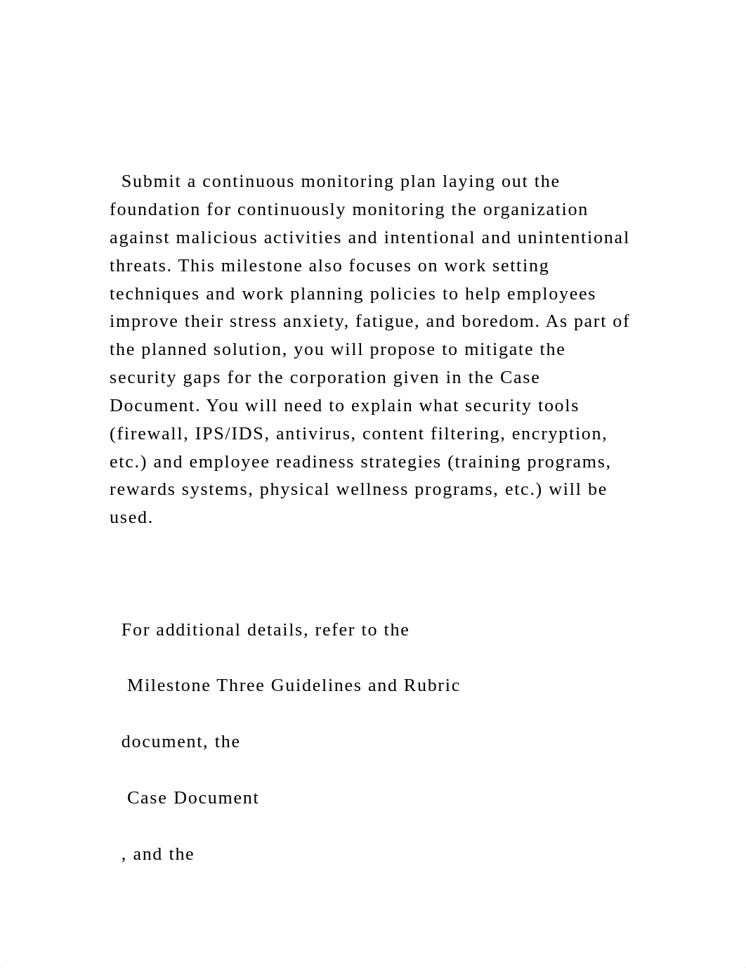 Submit a continuous monitoring plan laying out the foundation f.docx_d574st1y22k_page2