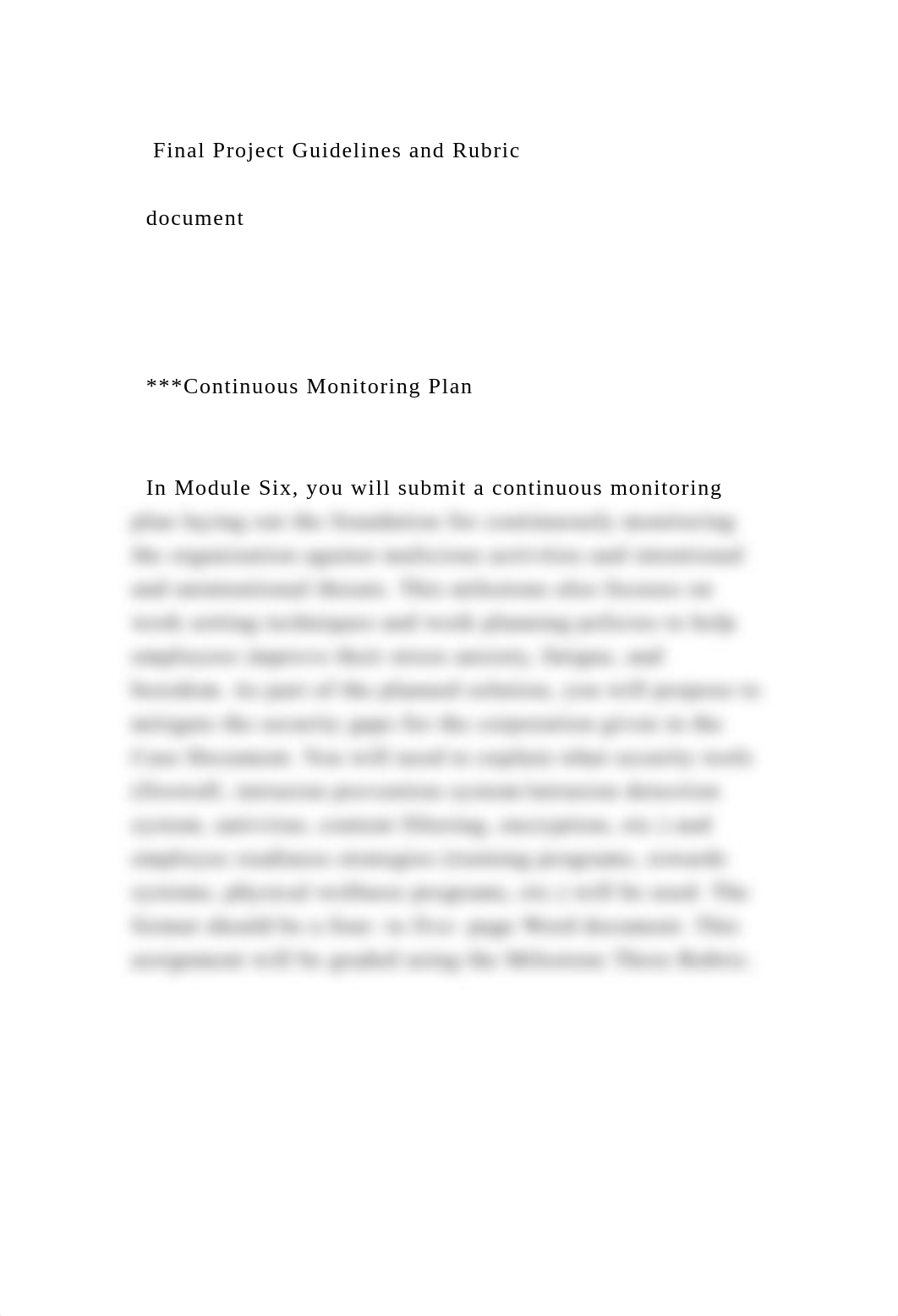 Submit a continuous monitoring plan laying out the foundation f.docx_d574st1y22k_page3