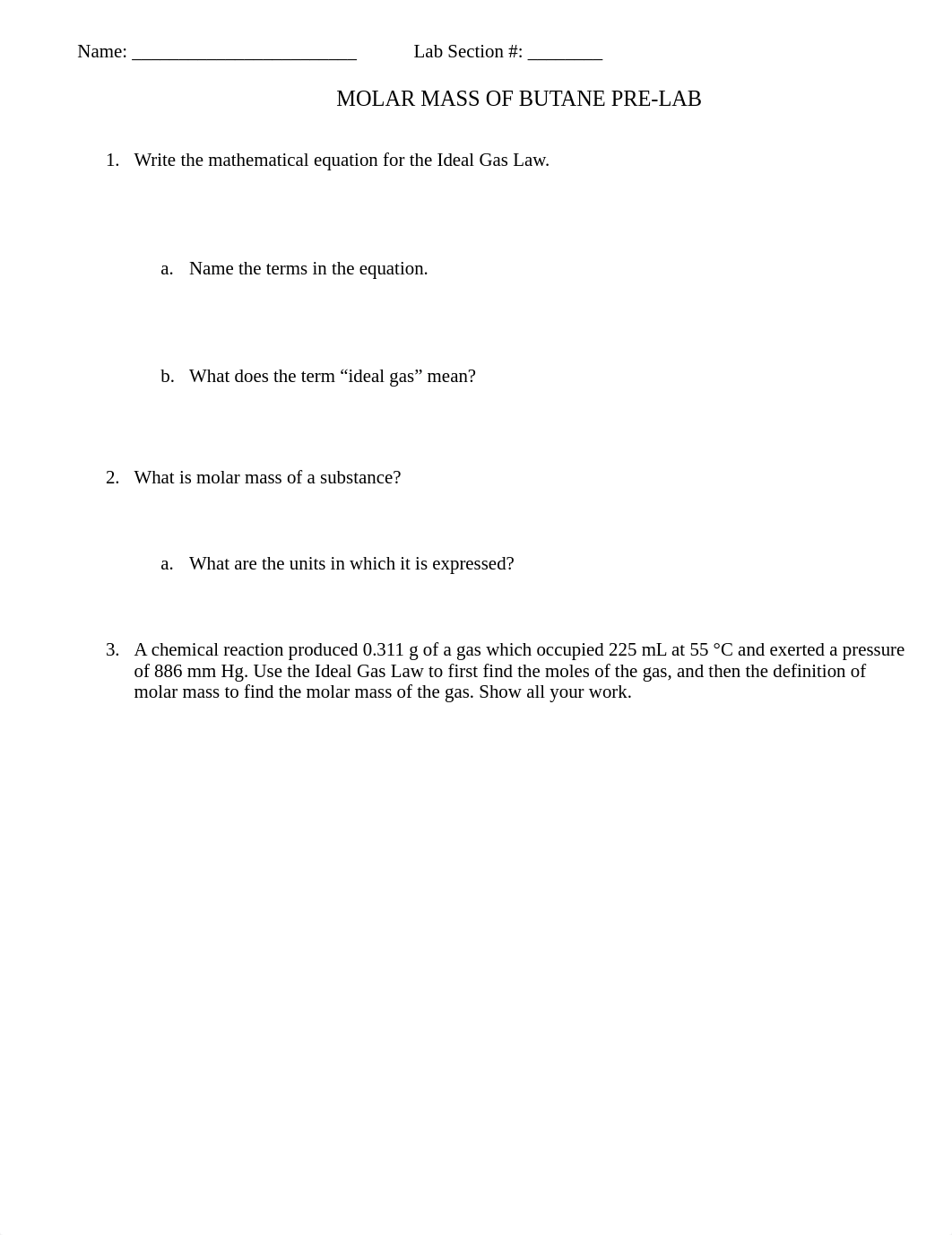 Molar Mass Butane Pre-Lab and Worksheet.pdf_d57g1h7fp15_page1