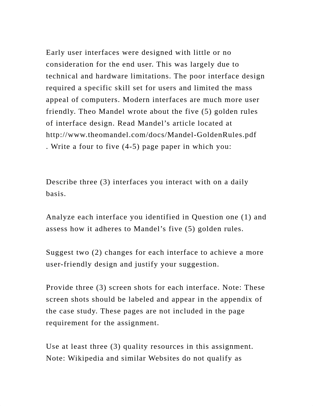 Early user interfaces were designed with little or no consideration .docx_d57hf4lgabi_page2