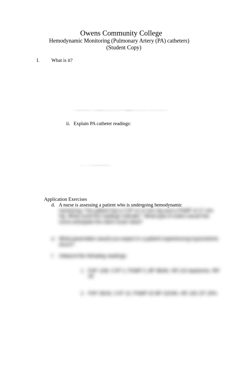 Hemodynamic Monitoring PA Catheters Student Copy(3) (1).docx_d57nqiodnsr_page1