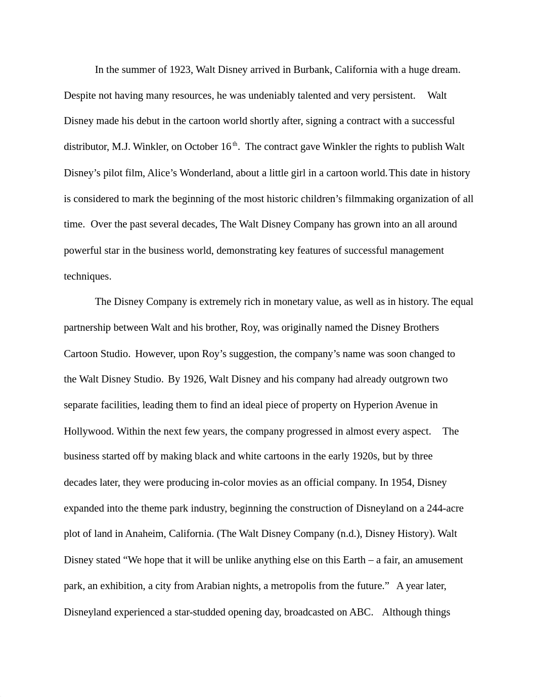 The Walt Disney Company Research Paper.docx_d57od5wbt2n_page2