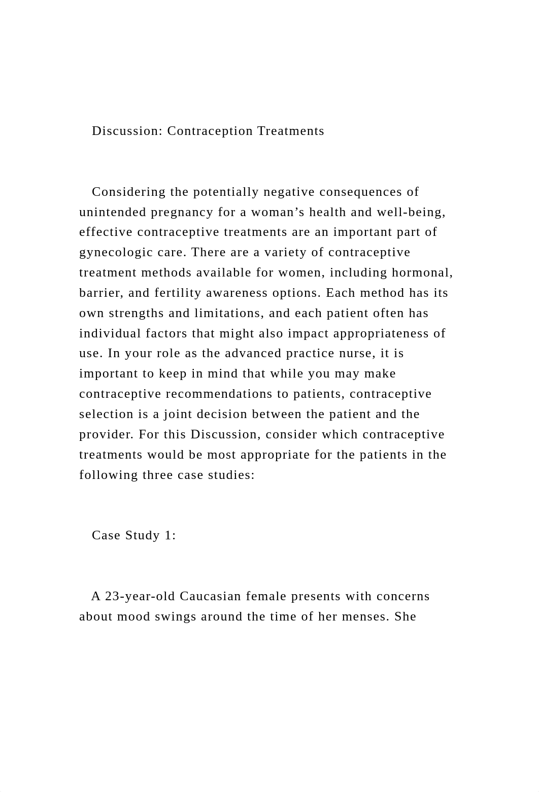 Discussion Contraception Treatments     Considering the p.docx_d587o1gmtj1_page2