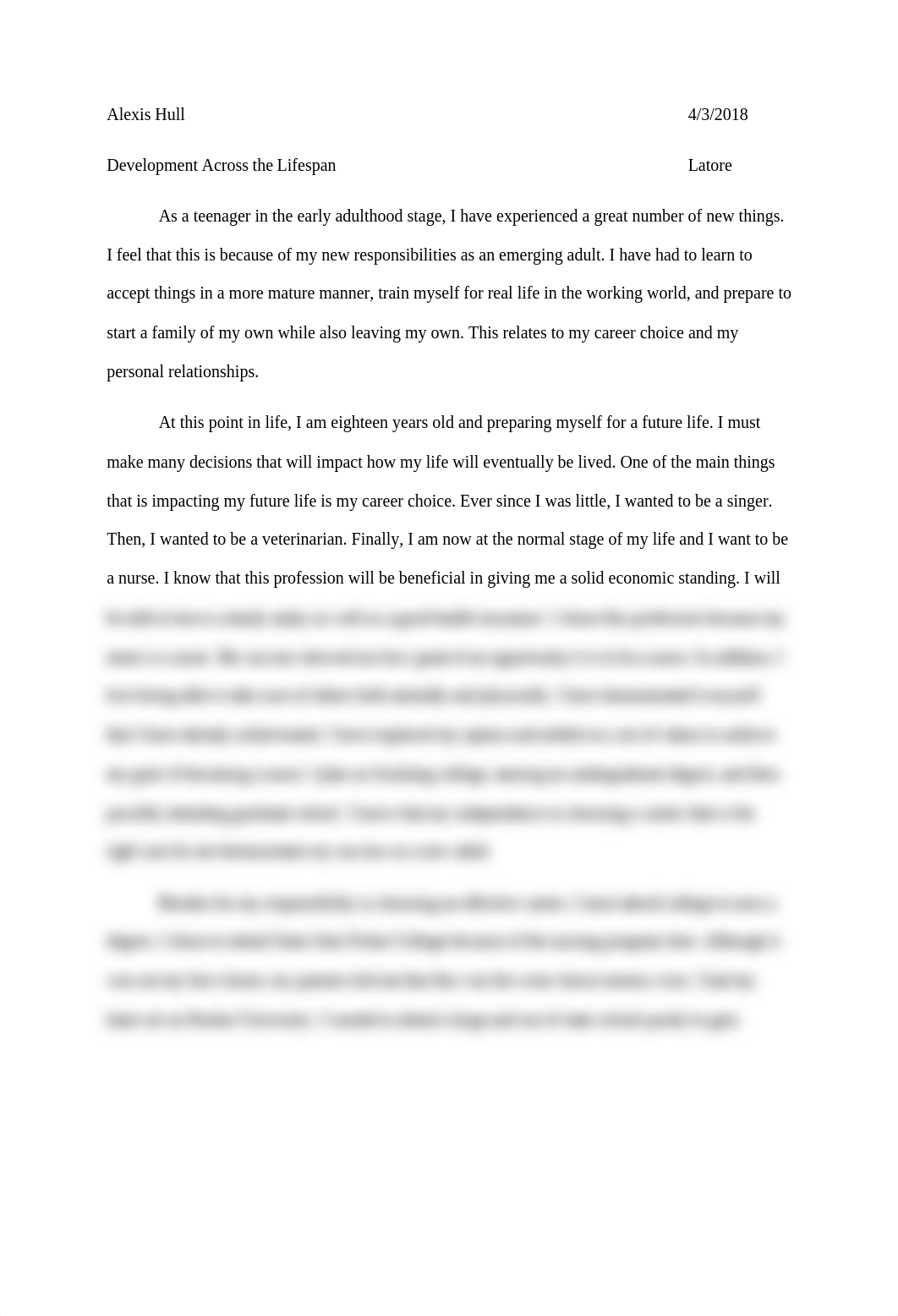 Early Adulthood Reflection.docx_d58aq2skel6_page1