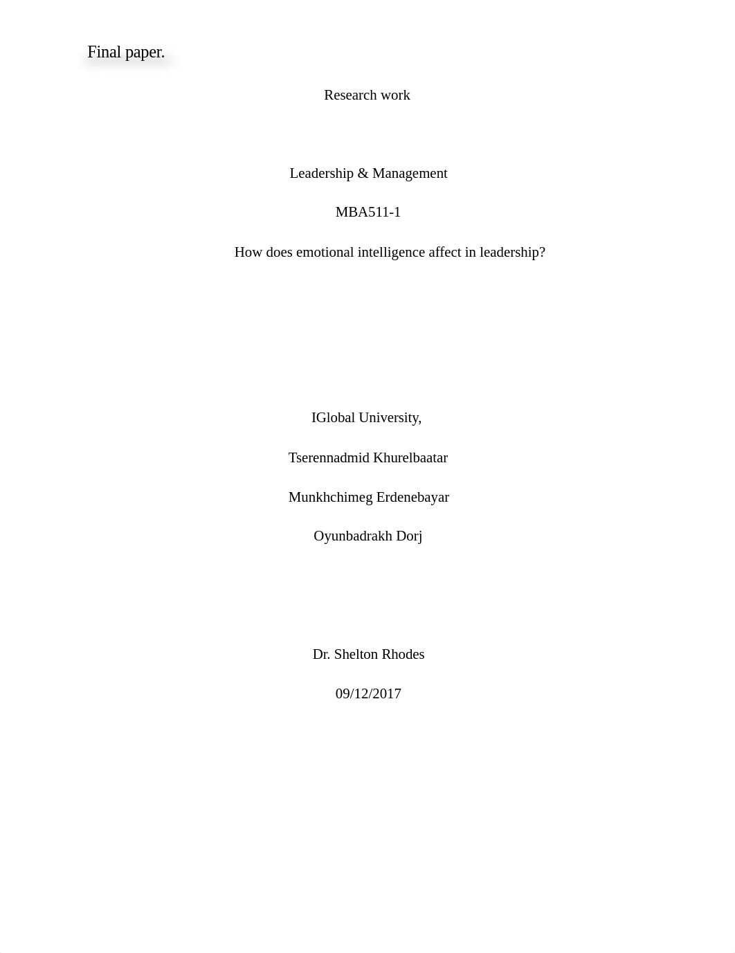 Research-work.Final paper Oyunbadrakh. D Tserennadmid, Munkhchimeg.docx_d58gsdumwst_page1