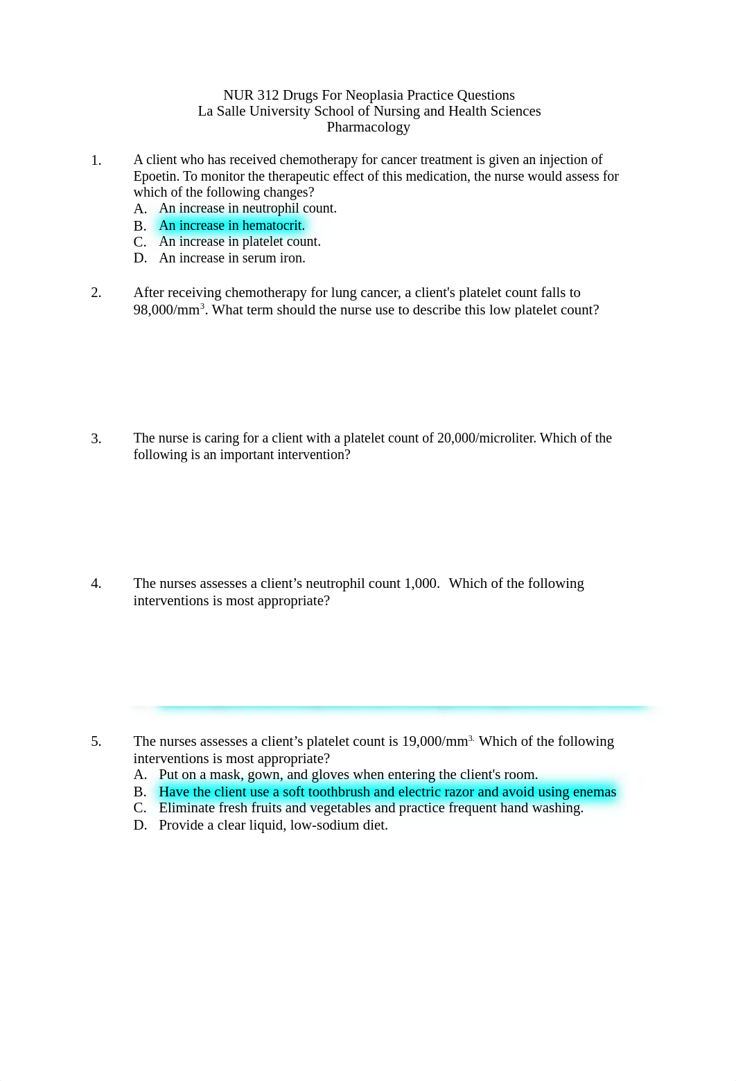 NUR 312 Neoplasia Practice Questions 2017 KEY.docx_d58jezt0q0r_page1