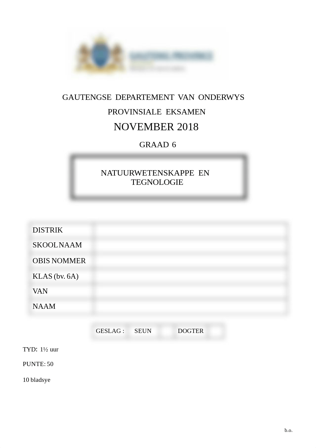 Gr 6 NS Tech (Afrikaans) November 2018 Possible Answers.pdf_d58q6v4bsam_page1