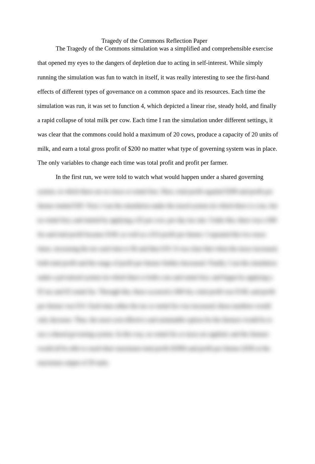 Tragedy of the Commons Reflection Paper.docx_d5915qp032d_page1