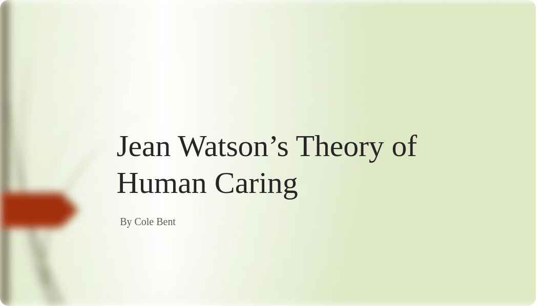 Jean Watson's Theory of Human Caring.pptx_d59mw06olee_page1