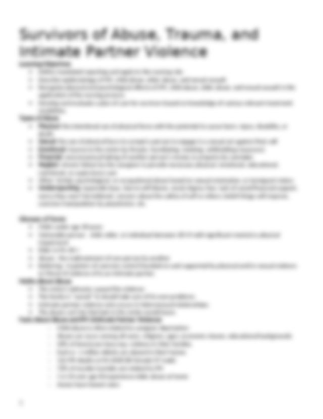 Survivors of Abuse, Trauma, and Intimate Partner Violence NOTES.docx_d59qht73x43_page1