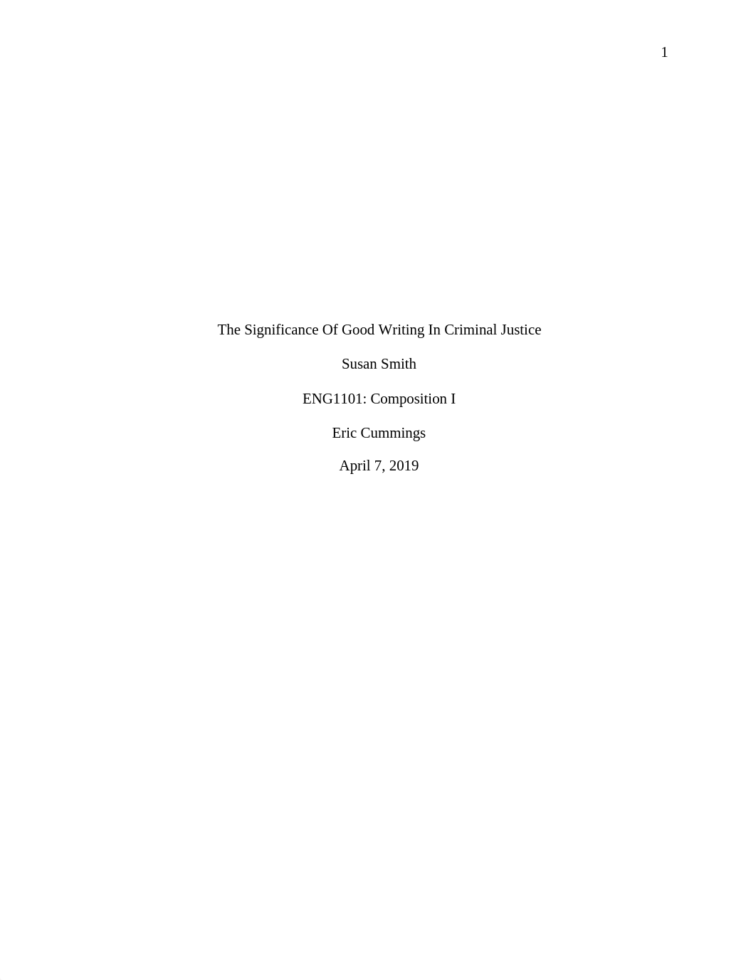 The Significance Of Good Writing In Criminal Justice_d59uq19r2a7_page1