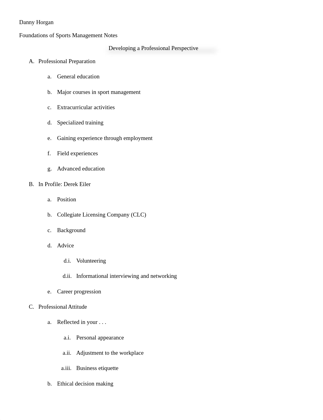 Foundations of Sports Management Developing a Professional Perspective Notes_d59x781pk8q_page1