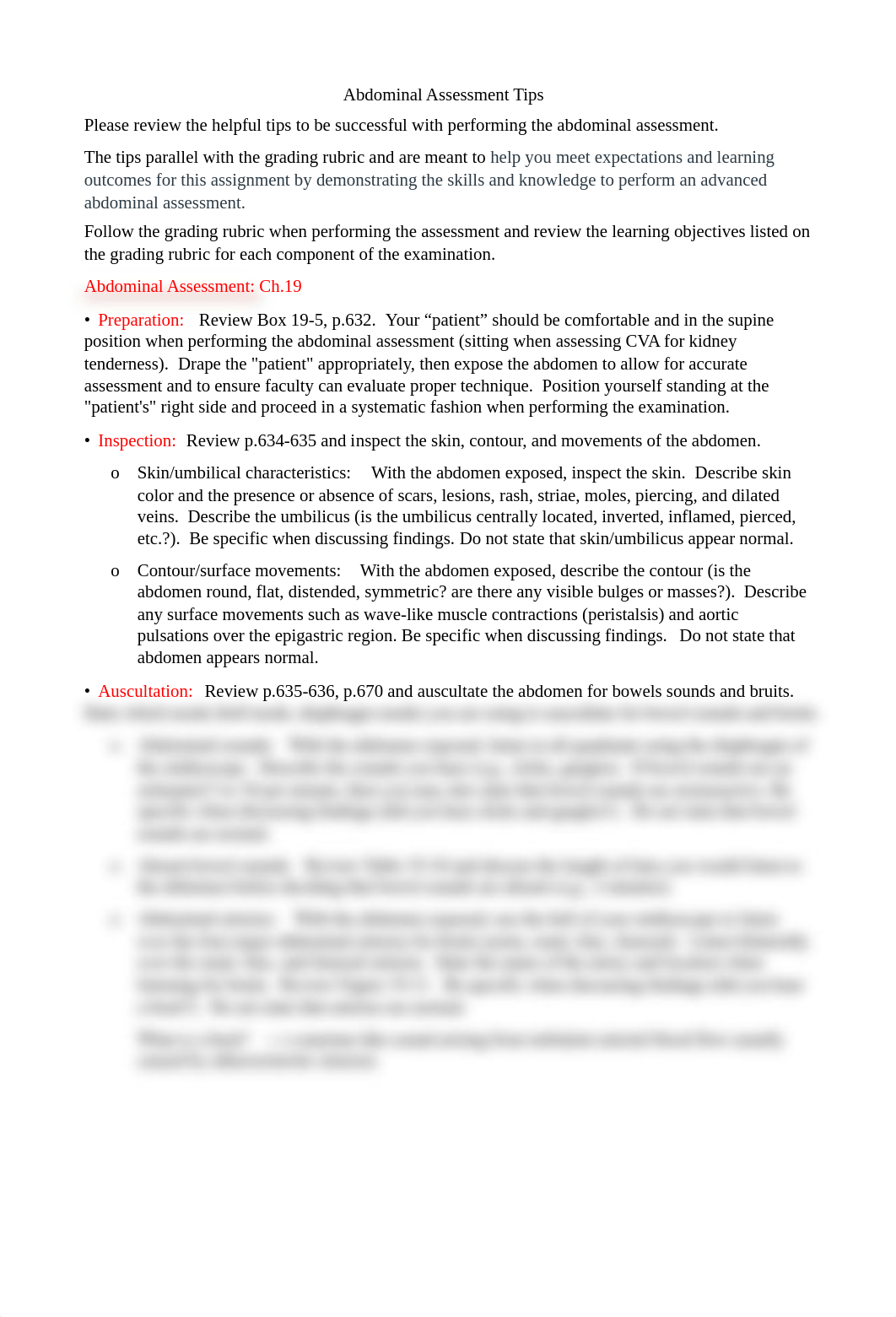 NU 518 Abdominal Assessment Tips.pdf_d59z4po3wn8_page1