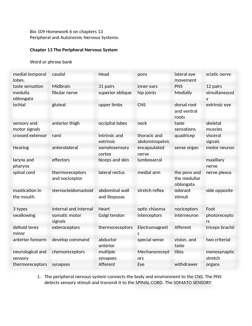 Bio 109 Homework 6 on chapters 13 SP2022-1.docx_d5aay55djq2_page1