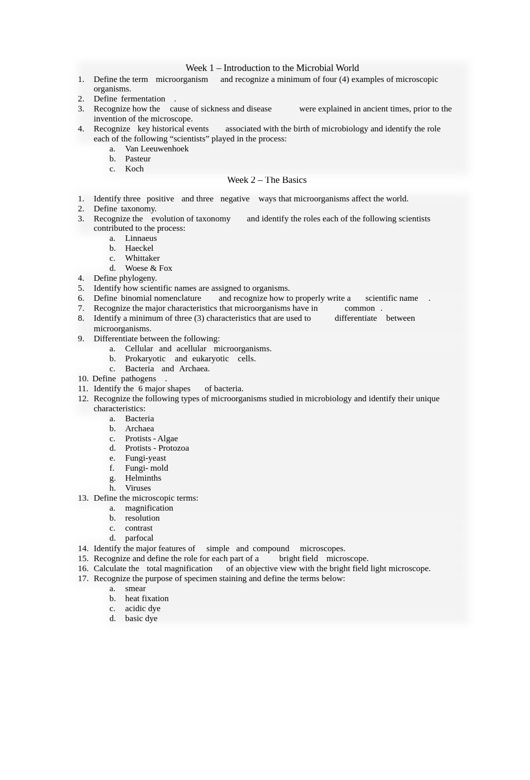 BIOS 350 Weekly Study Guide.docx_d5accthe1wg_page1