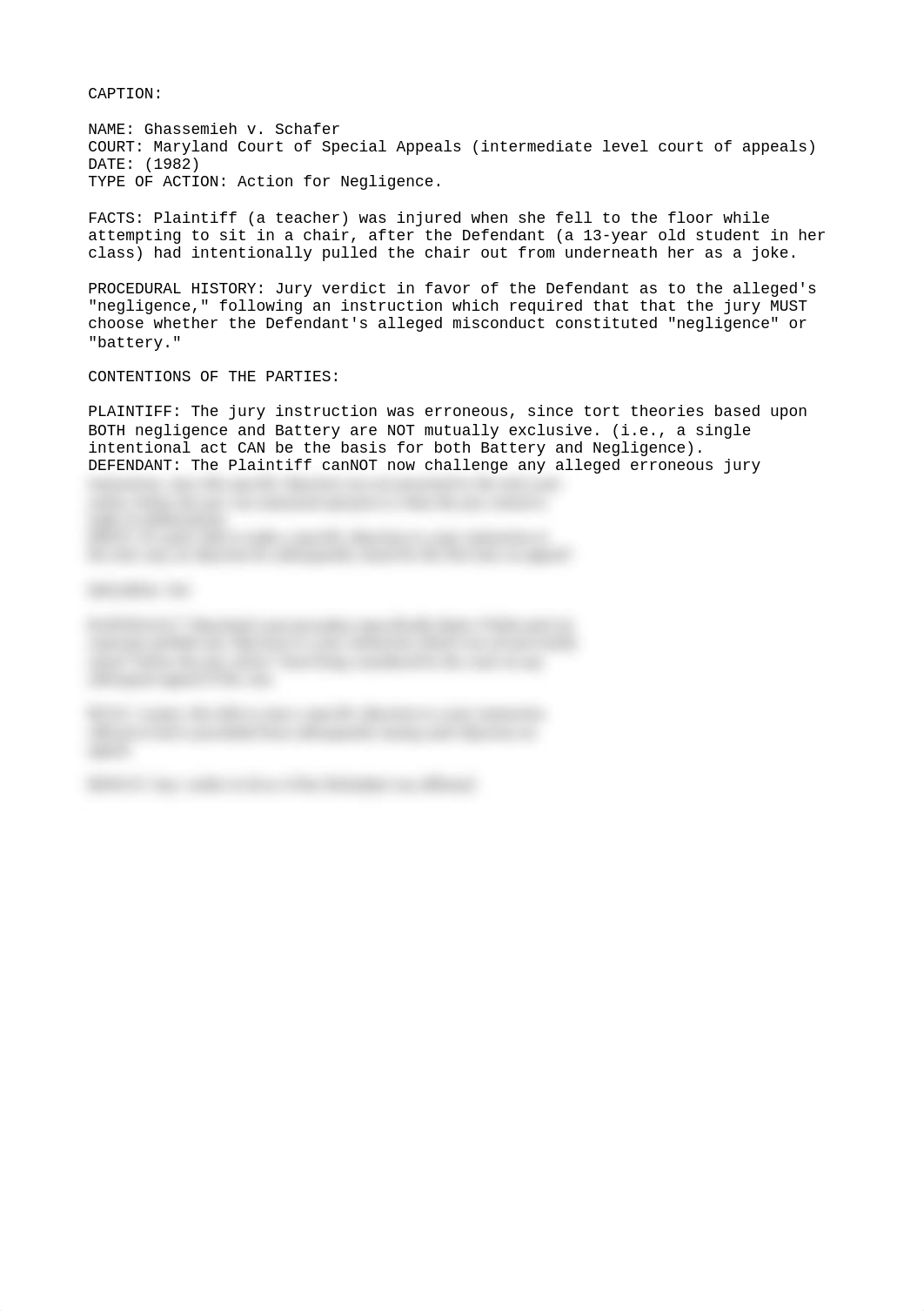 Case Brief - Ghassemieh v. Shafer.txt_d5af9cj7dp8_page1