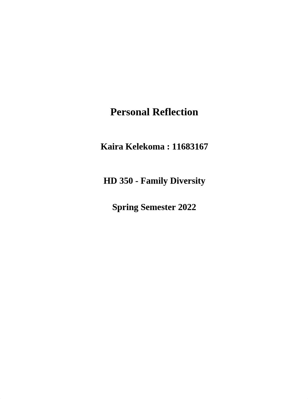 HD 350 Personal Reflection Paper.docx_d5aggkzpcnc_page1