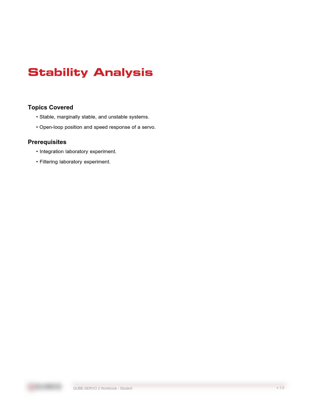 QUBE-Servo 2 Stability Analysis Workbook (Student).pdf_d5an25onffo_page1