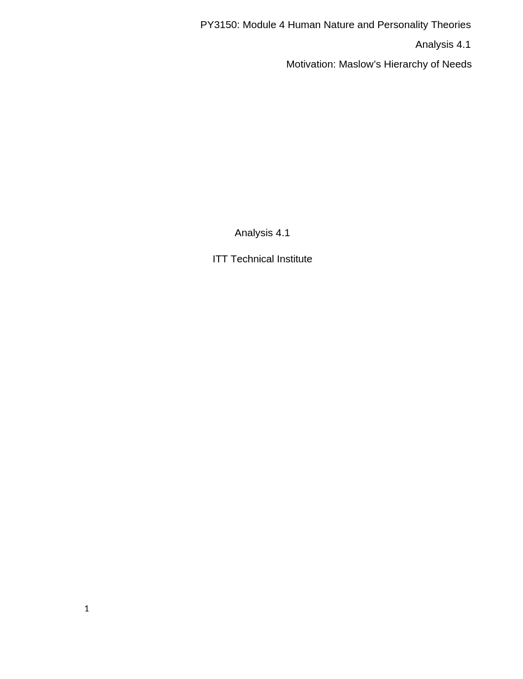Week 4 Analysis 1 Motivation- Maslow's Hierarchy of Needs_d5an8si10i9_page1
