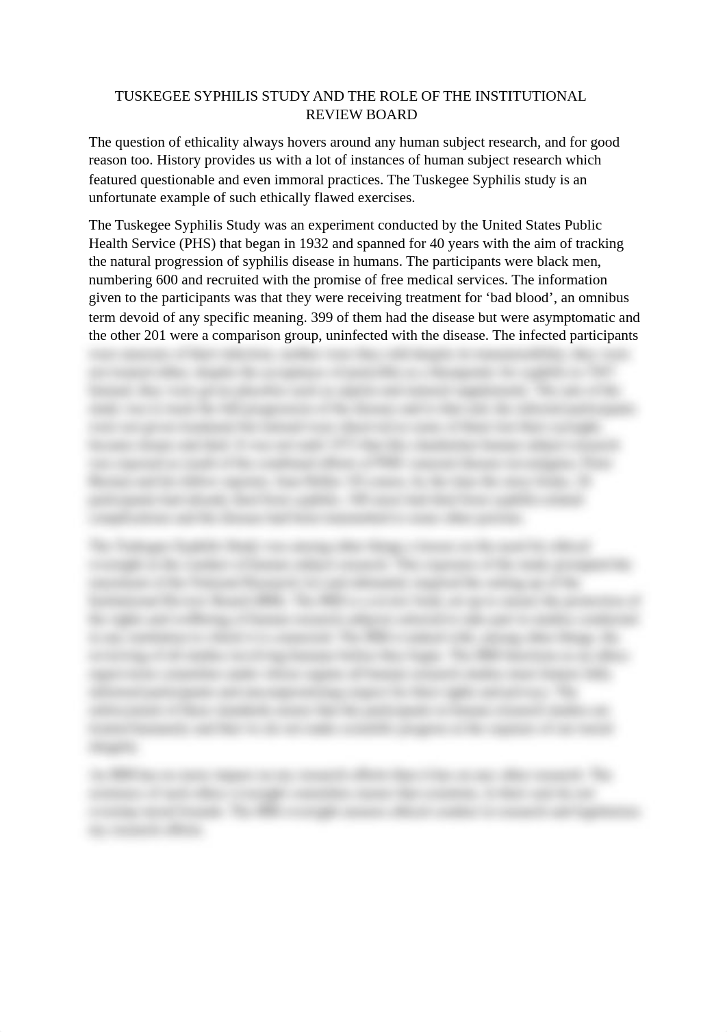 Tuskegee Syphilis Study and the role of the IRB.docx_d5ao8ti1b18_page1