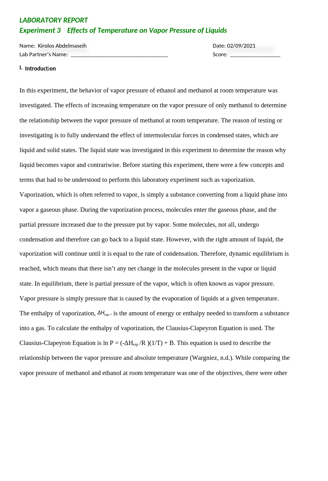 TEMPLATE Exp 3 Effects of Temperature on Vapor Pressure of Liquids Sp21 (1).doc_d5ap6724uwd_page1