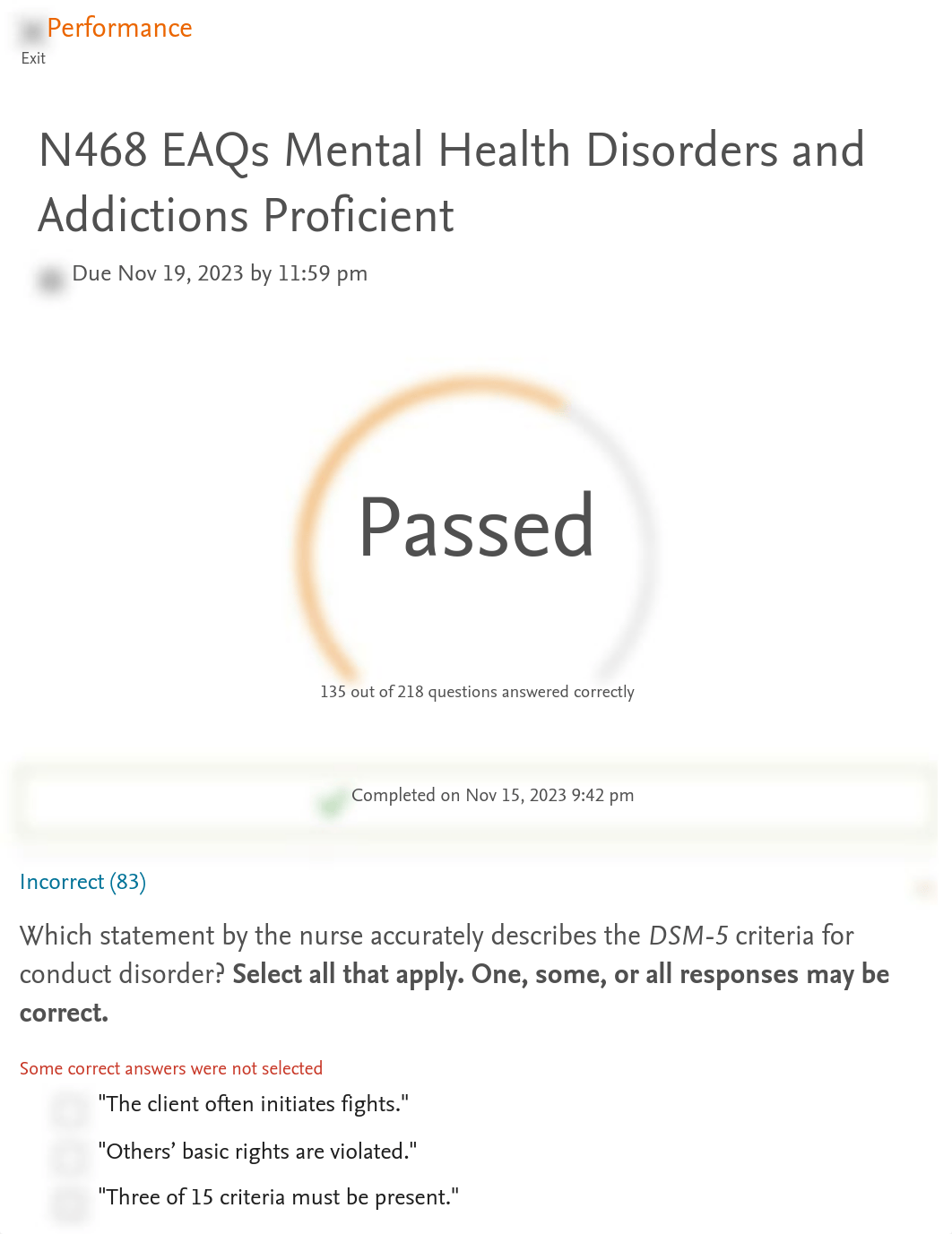 Elsevier Adaptive Quizzing - Quiz performance.pdf_d5aq8zixh5c_page1