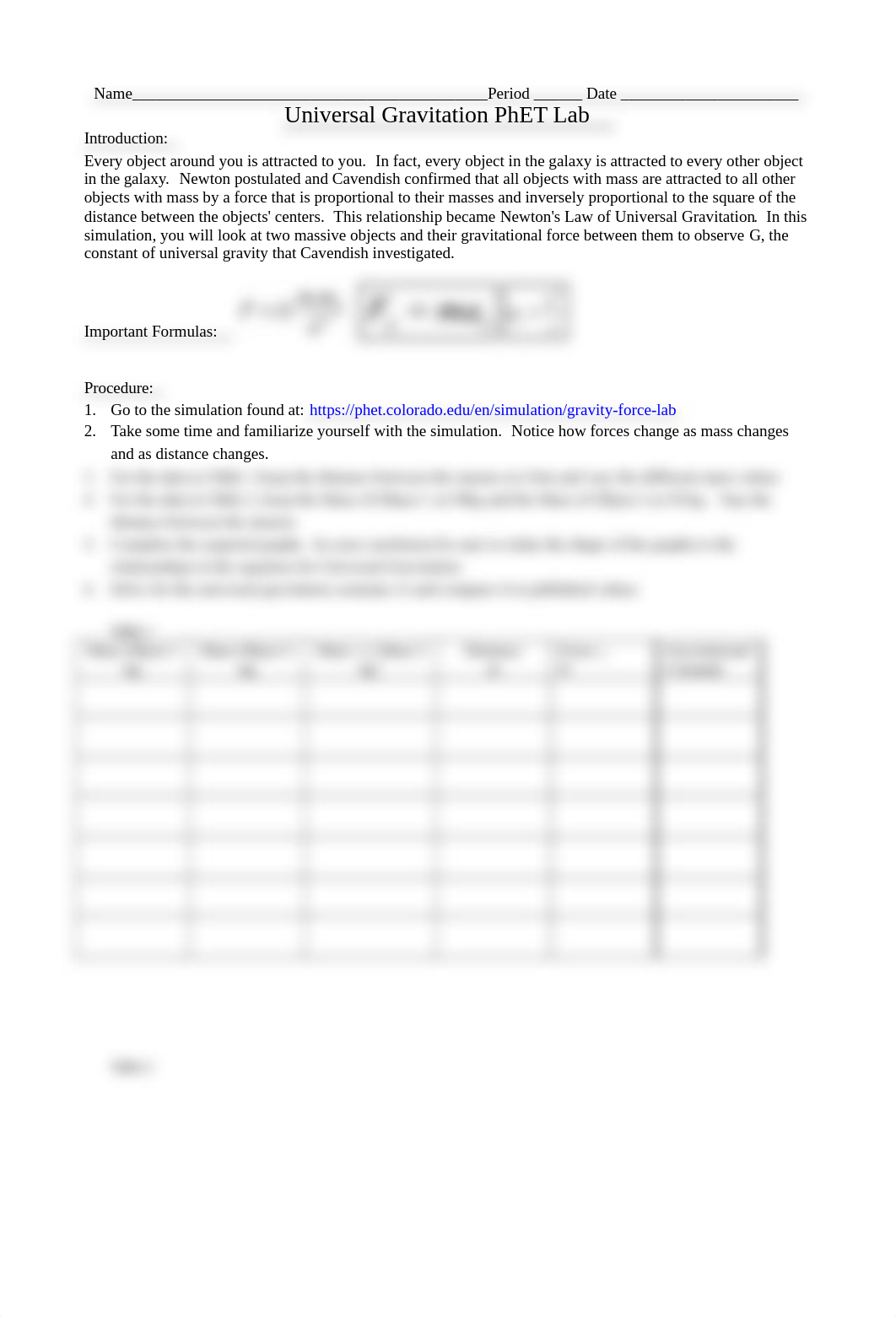 Lab - Newtons Law Of Universal Gravitation - PhET VirtualLab_d5b8qgtiezp_page1