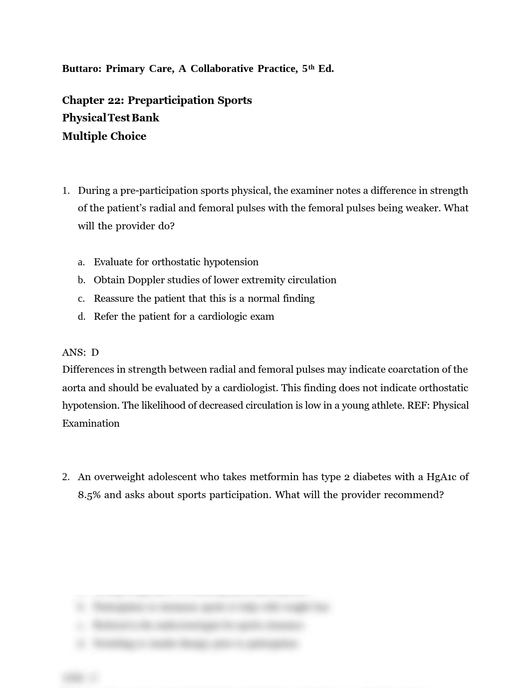 TEST BANK for Primary Care - A Collaborative Practice, 5th Edition_Terry Buttaro-29.pdf_d5ba4zjtf60_page1