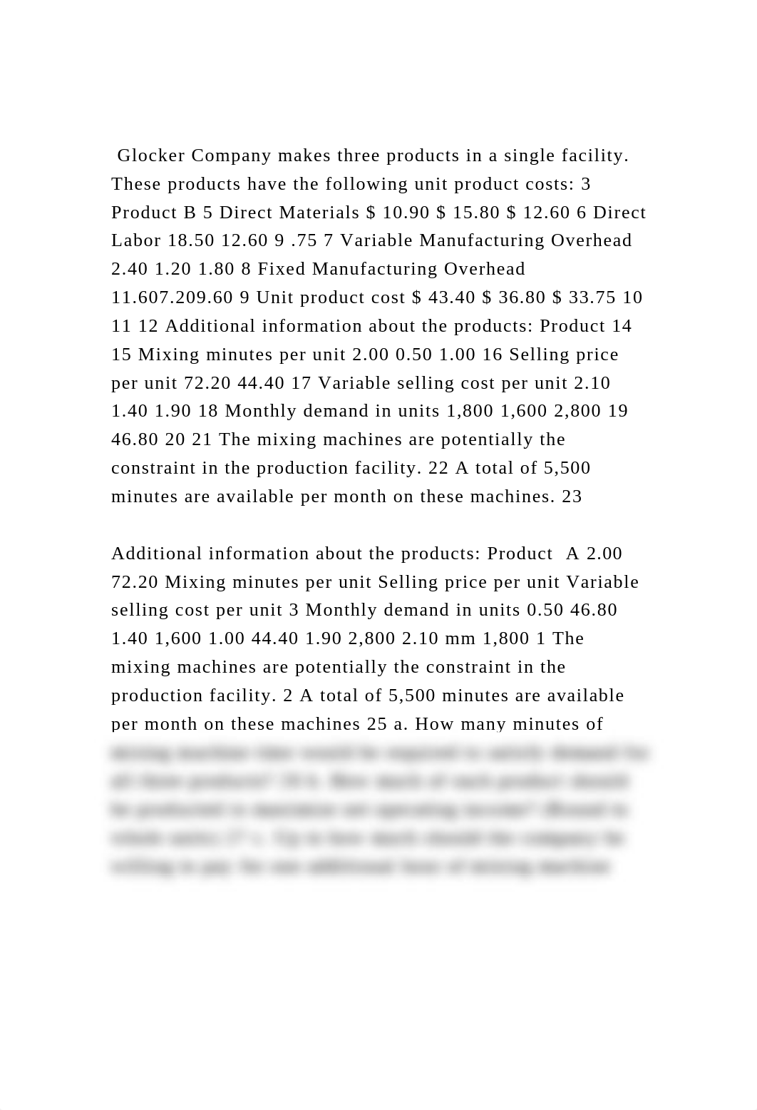 Glocker Company makes three products in a single facility. These .docx_d5bc0qh7zle_page2