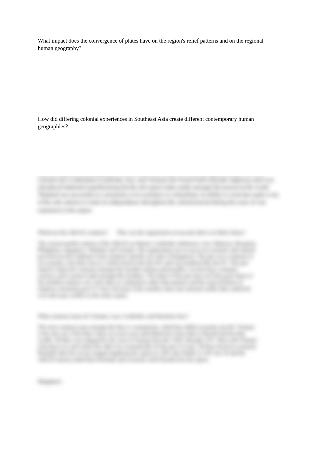 What impact does the convergence of plates have on the region.docx_d5bcndw1mgu_page1