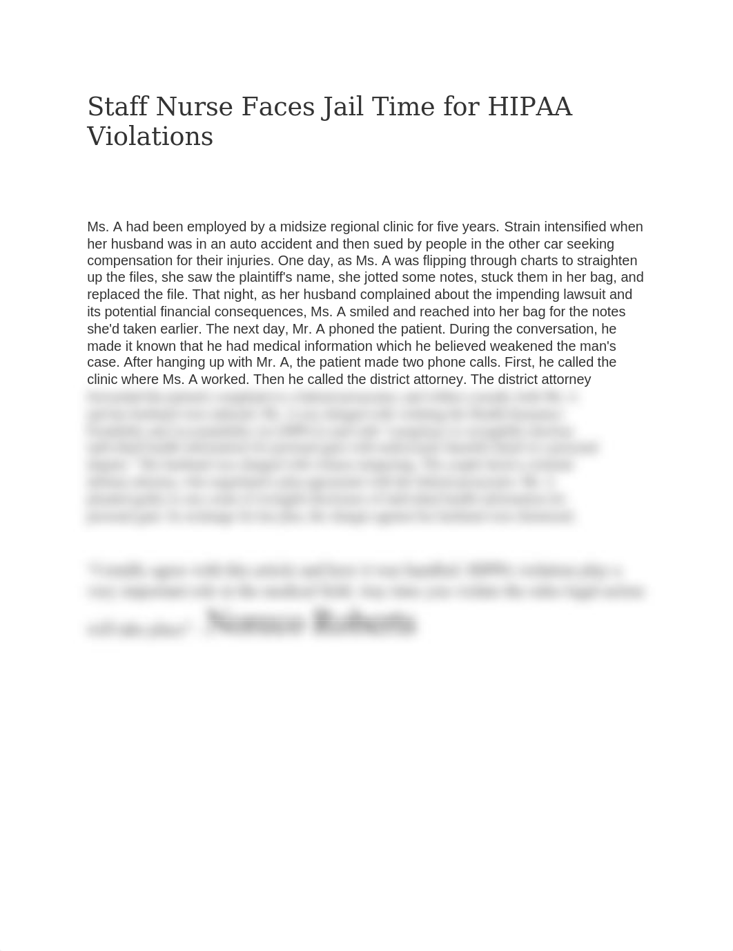 Staff Nurse Faces Jail Time for HIPAA Violations.docx_d5bpz4uwp9z_page1