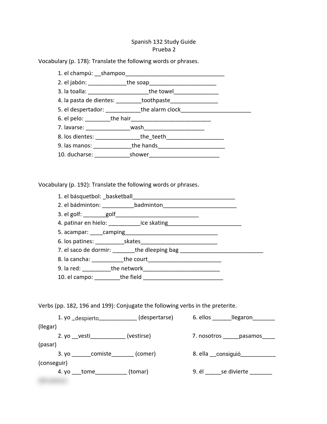 Spanish 132 Study Guide - Prueba 2.pdf_d5c55aerfum_page1