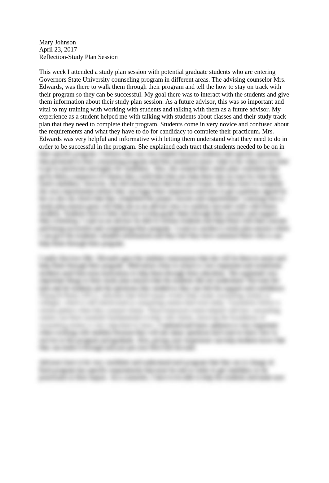 Mary johnson Reflection Study Plan Session.docx_d5c6gc310p5_page1