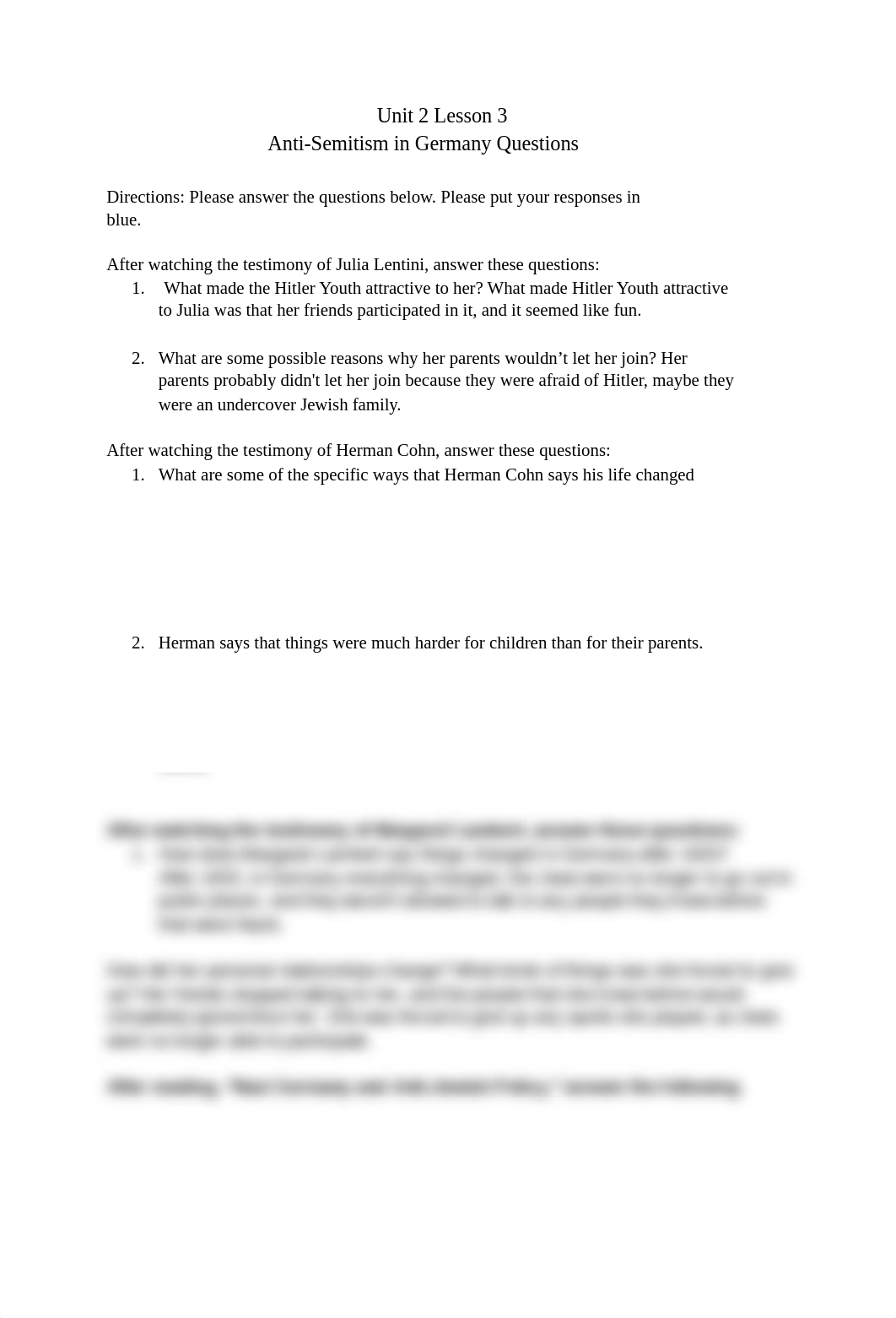 K.Francis Anti-Jewish Policy Questions.docx_d5ccehgbg34_page1