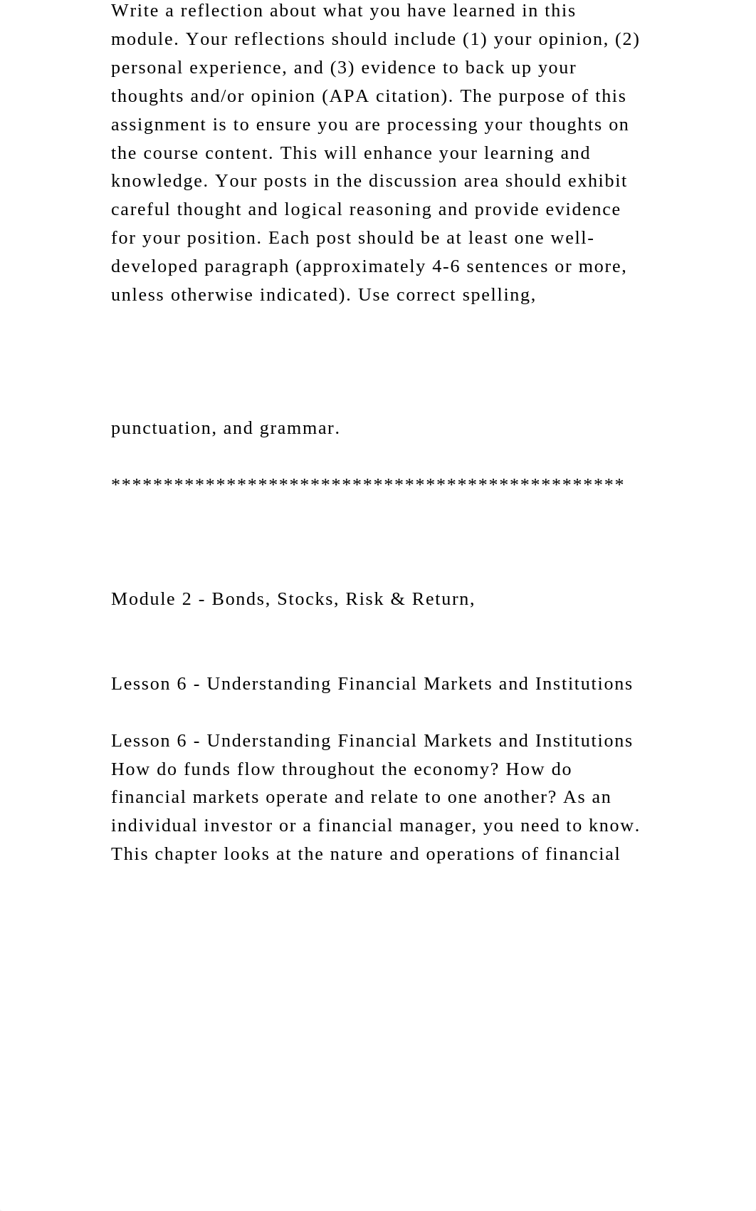 Write a reflection about what you have learned in this module.  Your.docx_d5cgzedmt1n_page2