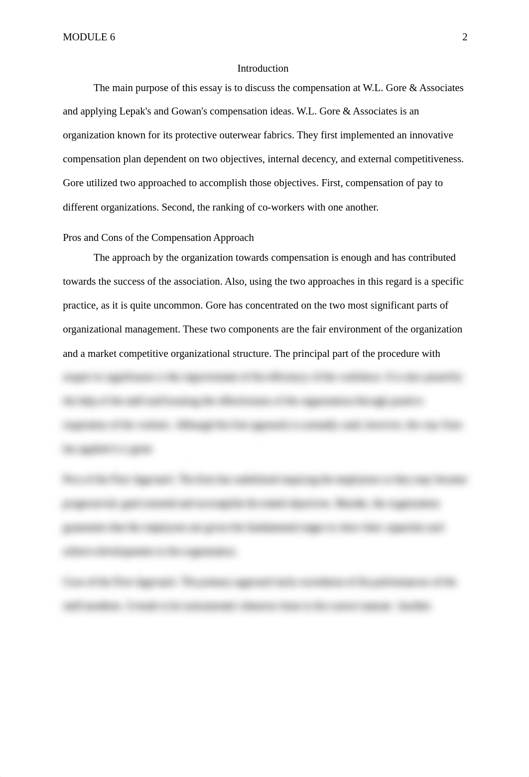 Module 6 Individual Written Assignment Compensation At W. L. Gore.docx_d5cidf0oka9_page2