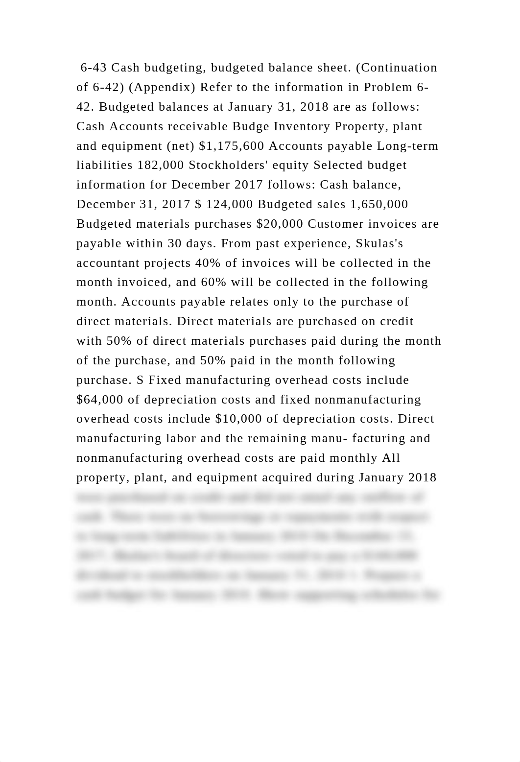 6-43 Cash budgeting, budgeted balance sheet. (Continuation of 6-42) (.docx_d5cj0bcl4u4_page2