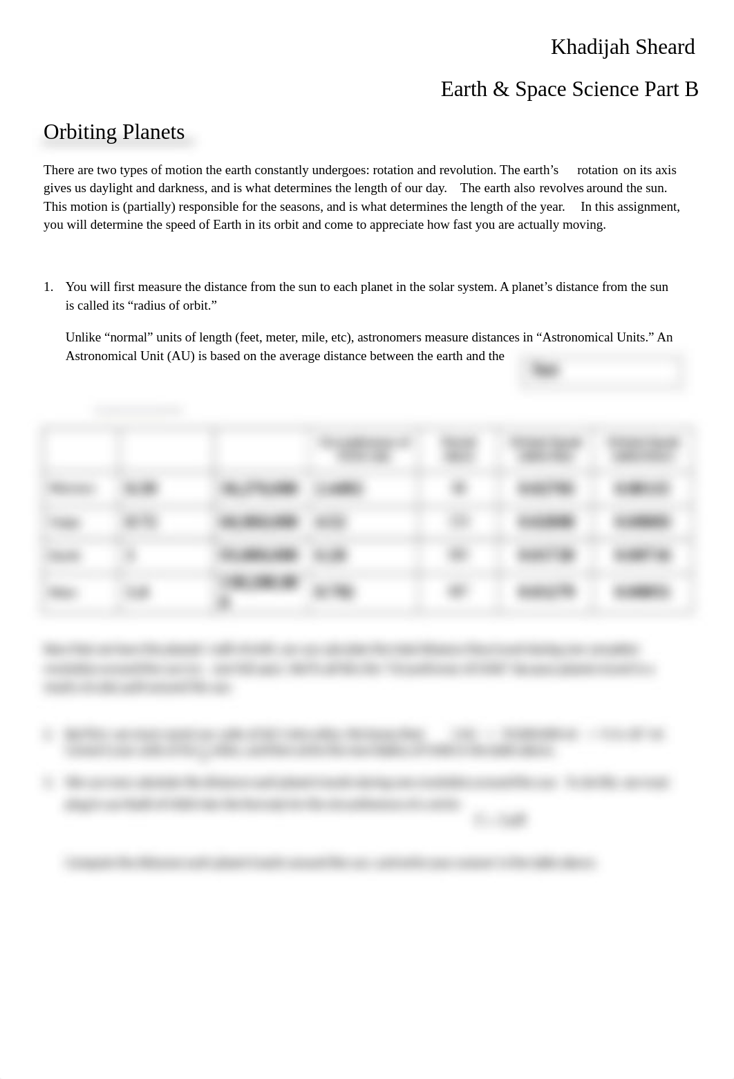 Phy Sci B - Lab 5.5 - Orbiting Planets (1) Khadijah Sheard.docx_d5ckwfpxm29_page1