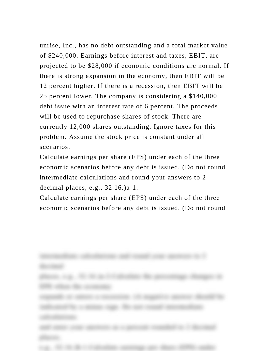 unrise, Inc., has no debt outstanding and a total market value of $2.docx_d5crrnaeknl_page2