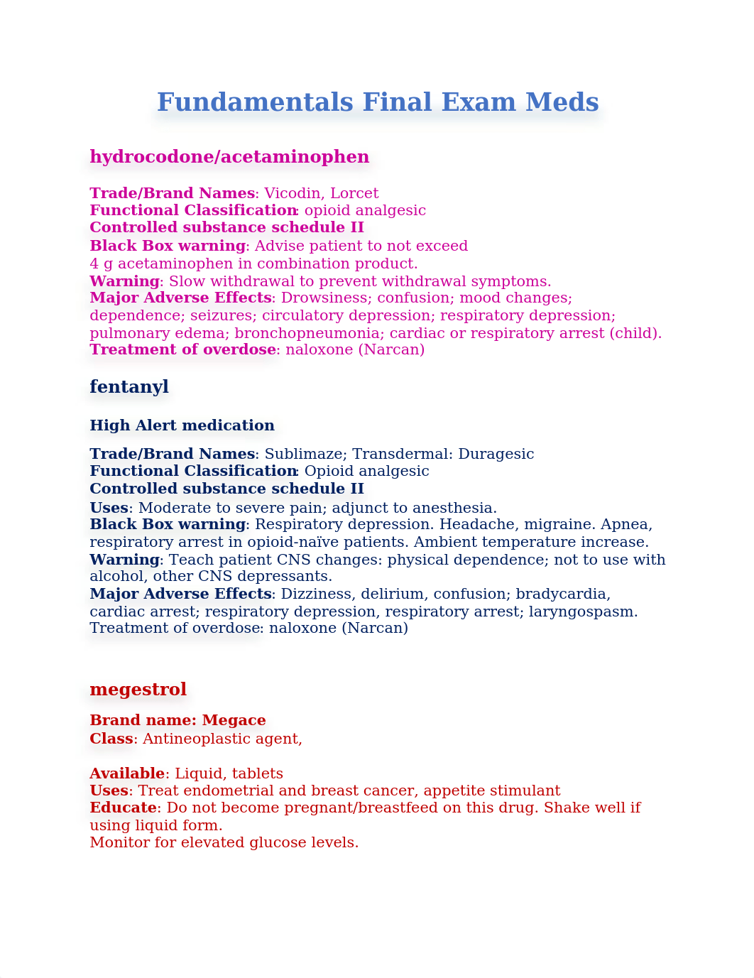 Fundamentals Final Exam Meds.docx_d5cwgf9f5tv_page1