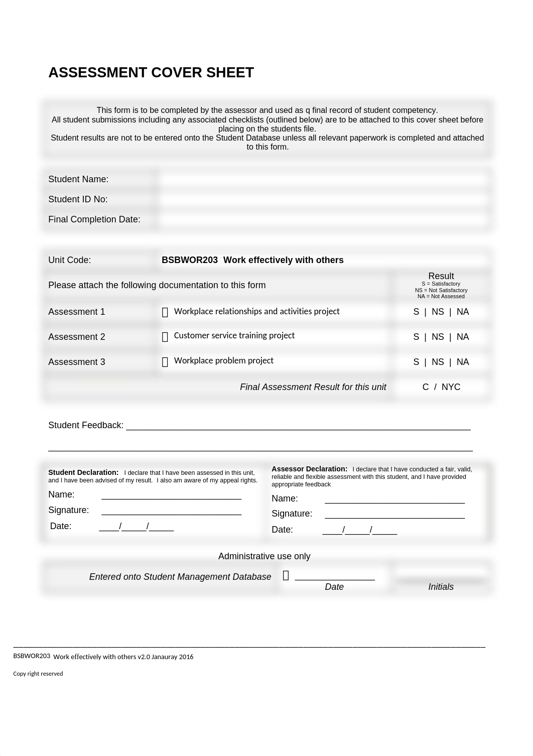 BSBWOR203 Student Assessment V1.0 20-01-2016_d5cxhfs16pm_page2