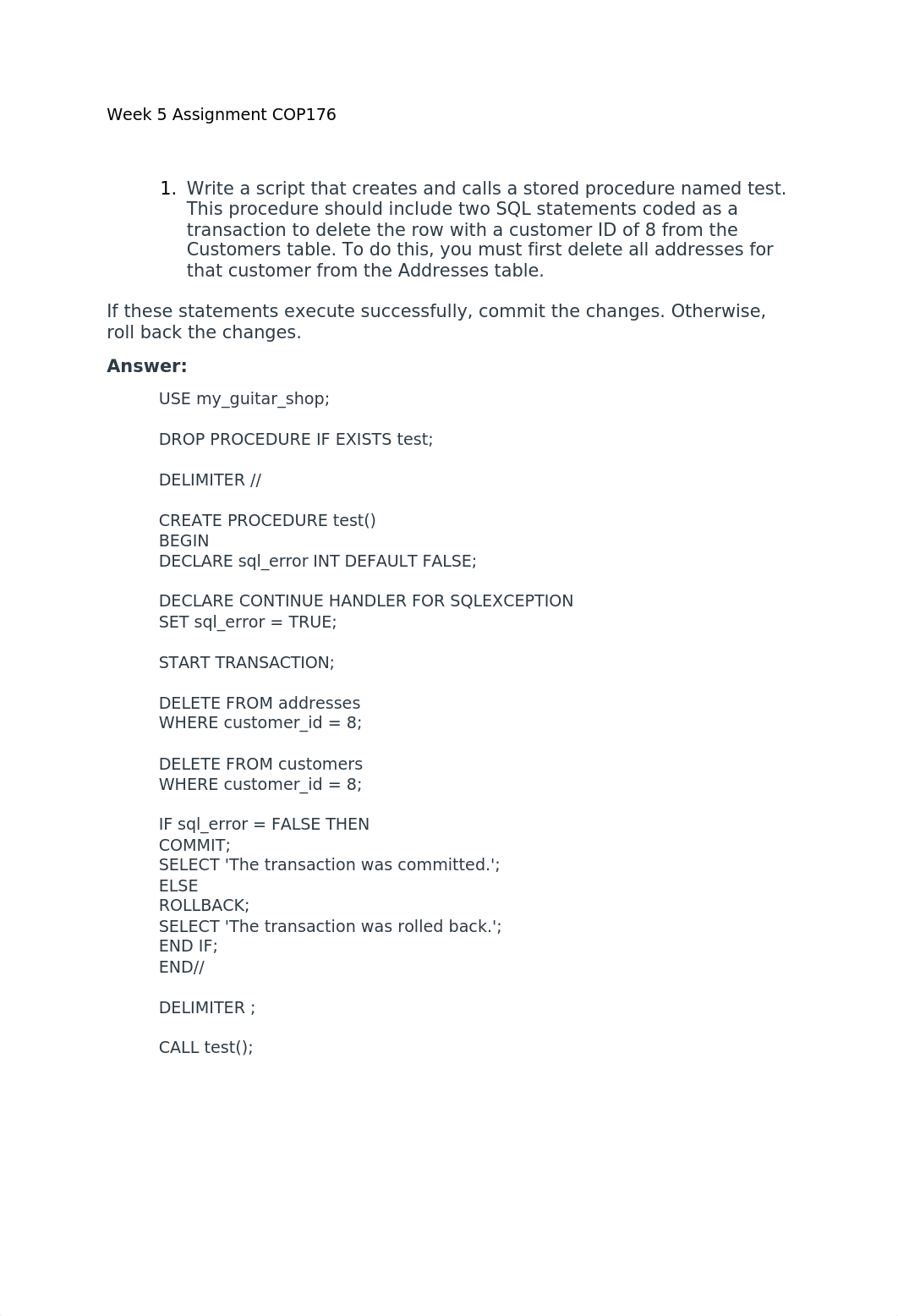 Week 5 Assignment Database II COP176.docx_d5d0kkr6yis_page1