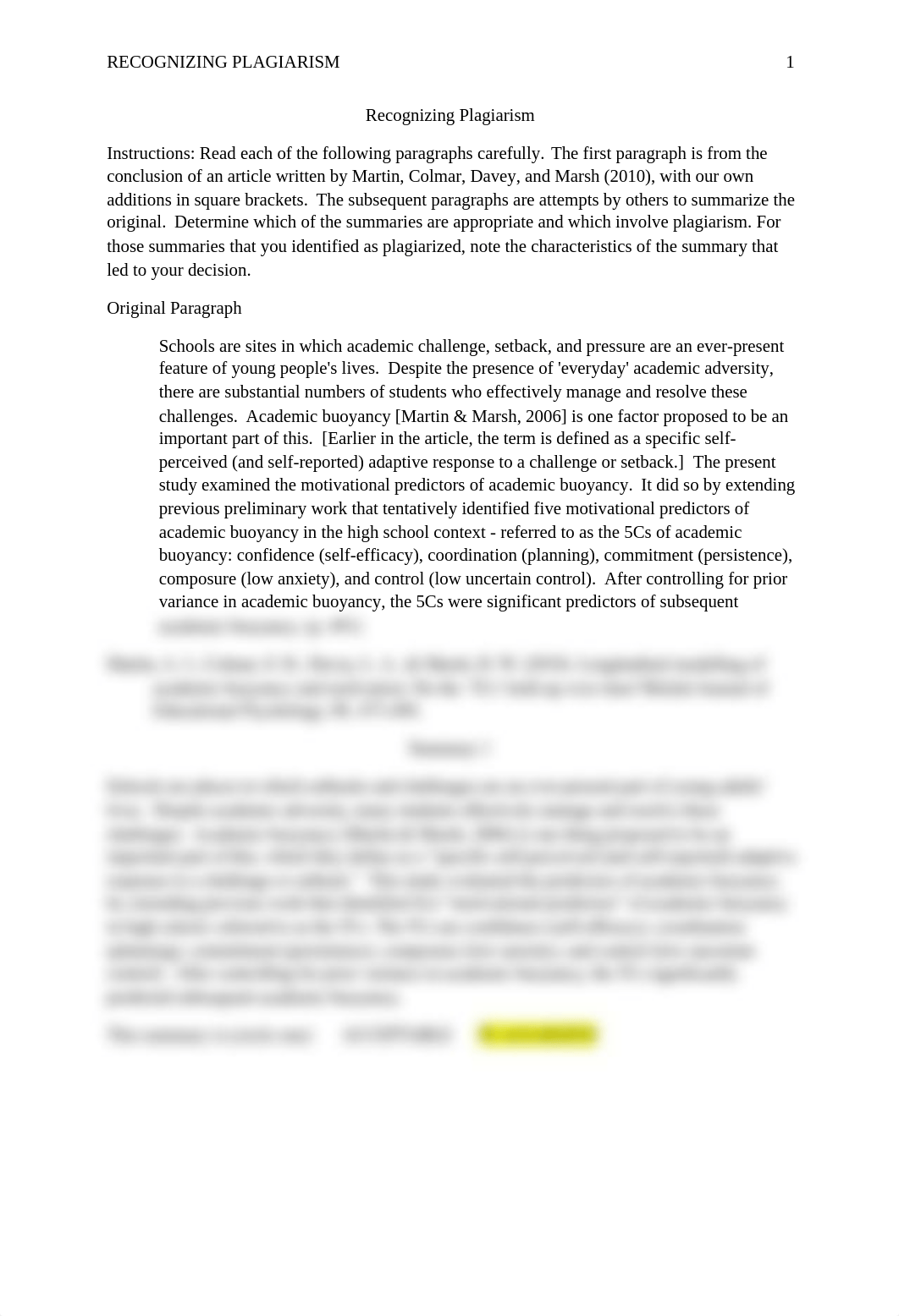 Plagiarism Assignment _2 - Recognizing Plagiarism.docx_d5d3a78thrs_page1