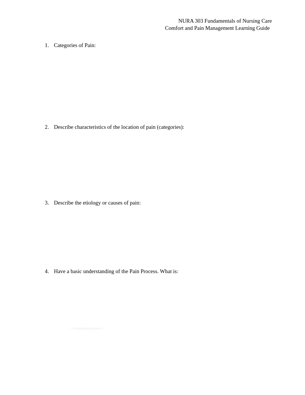 4-A. Comfort and Pain Management Study Guide.docx_d5da7yl5ced_page1