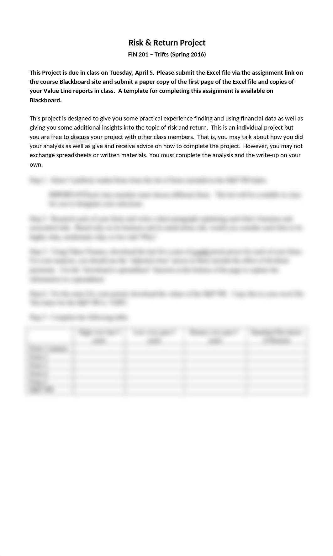 FIN 201 - Risk & Return Project Description_d5dcbogcqhx_page1