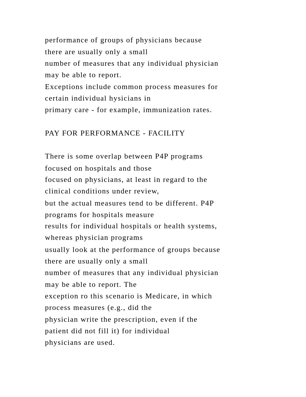 Pay for . Performance -  PHYSICIANPay for Performance (P.docx_d5dcw8x5d5d_page4