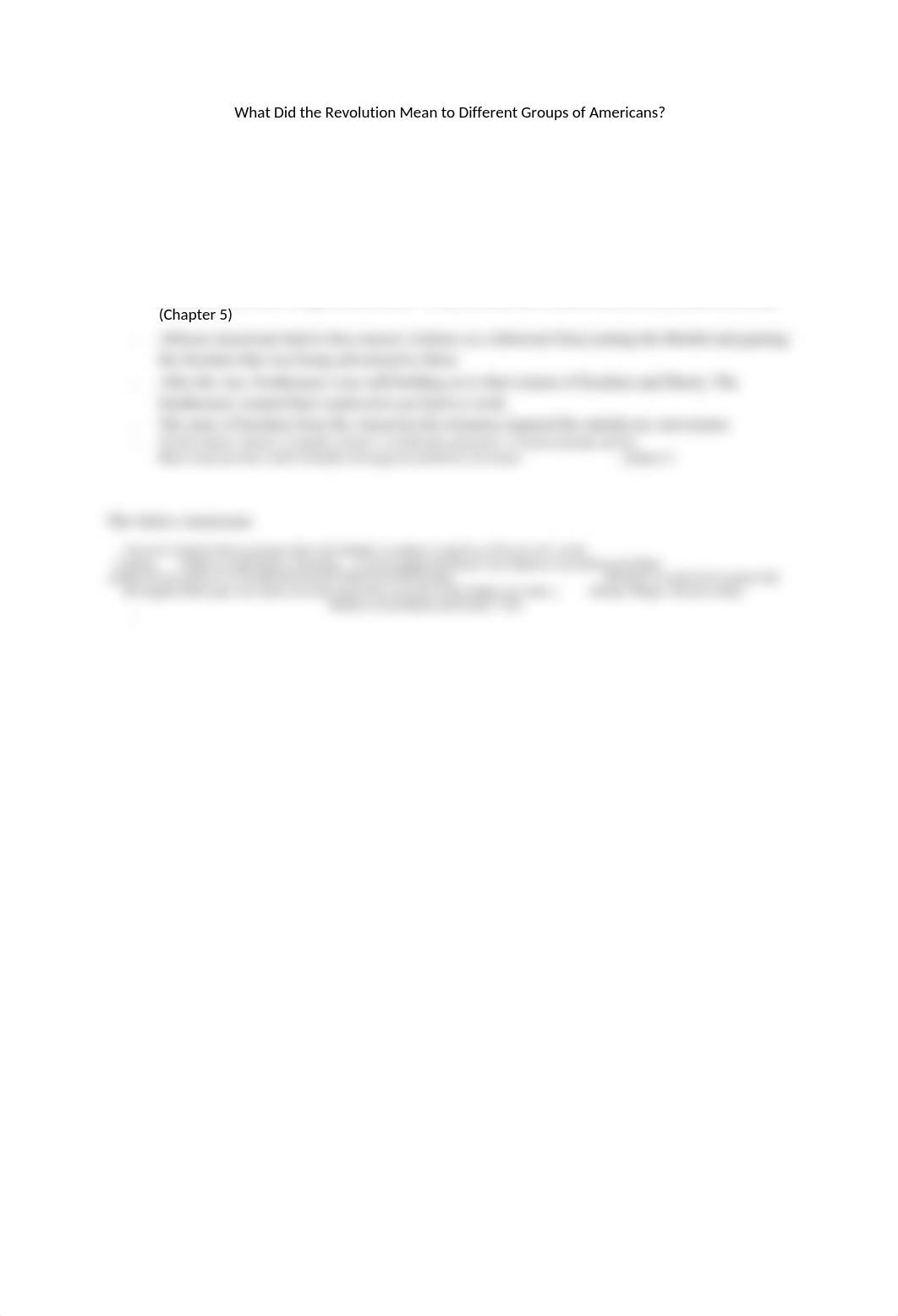 What Did the Revolution Mean to Different Groups of Americans.docx_d5dh3l243tq_page1