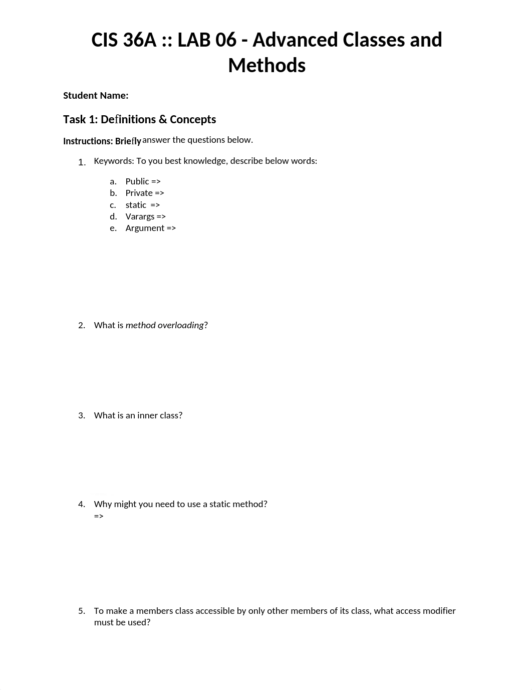 CIS 36A - Lab 6 - Advanced Classes and Methods.docx_d5dkrg4apwb_page1