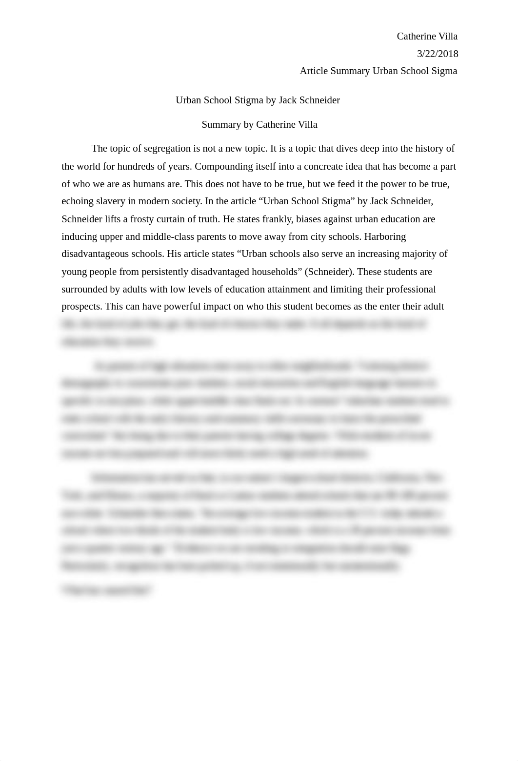 Urban studies paper Urban school stigma paper.docx_d5do2dryqmi_page1