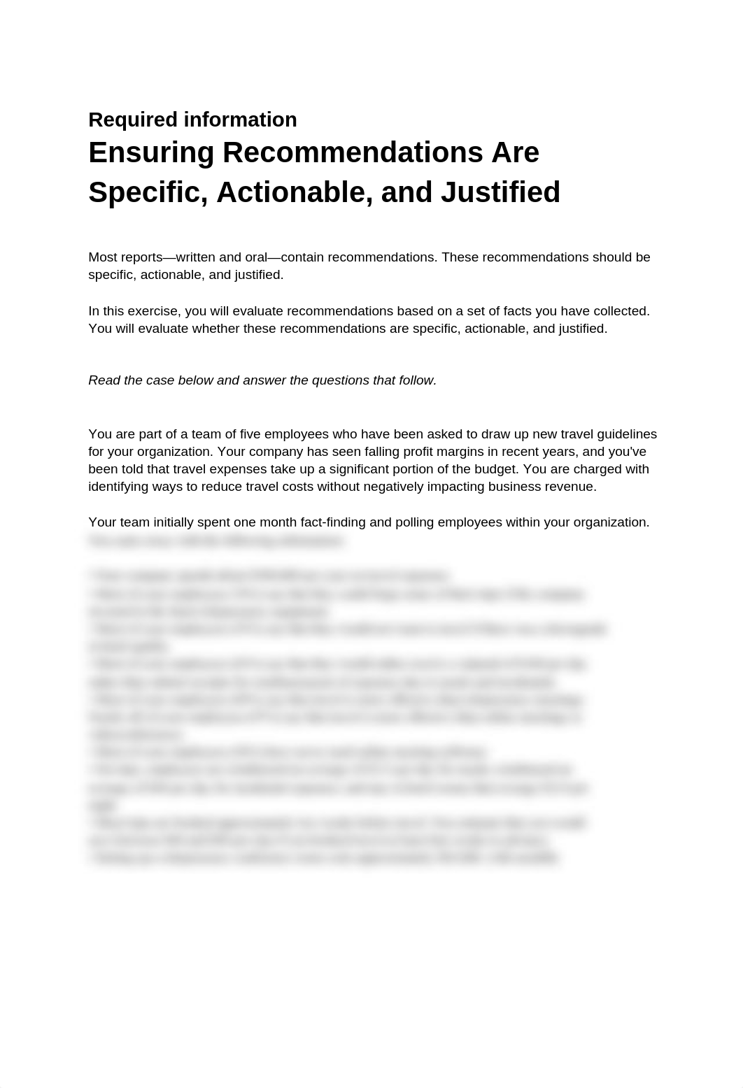 Case Analysis_ Ensuring Recommendations are Specific, Actionable, and Justified .docx_d5dw08y4m9i_page1